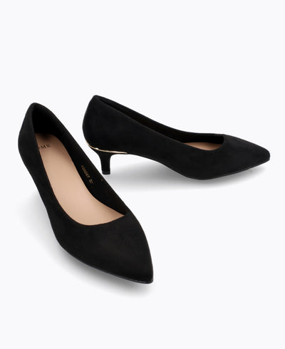 Clarice Heel Pumps - Black
