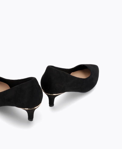 Clarice Heel Pumps - Black