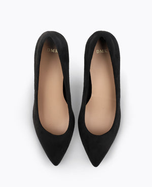 Clarice Heel Pumps - Black