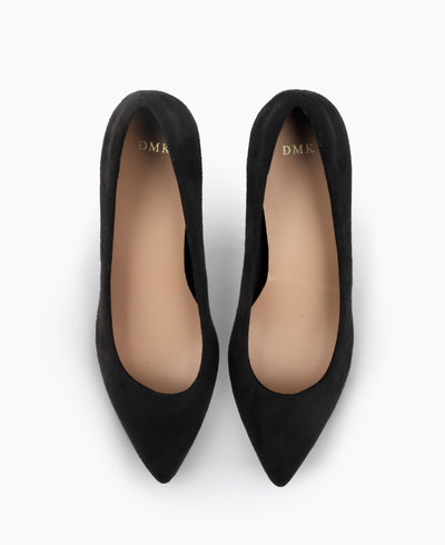 Clarice Heel Pumps - Black