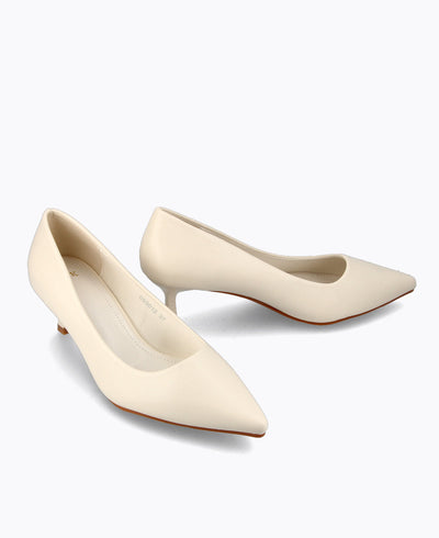 Henriette Heel Pumps - Beige