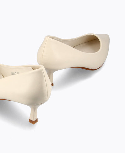 Henriette Heel Pumps - Beige