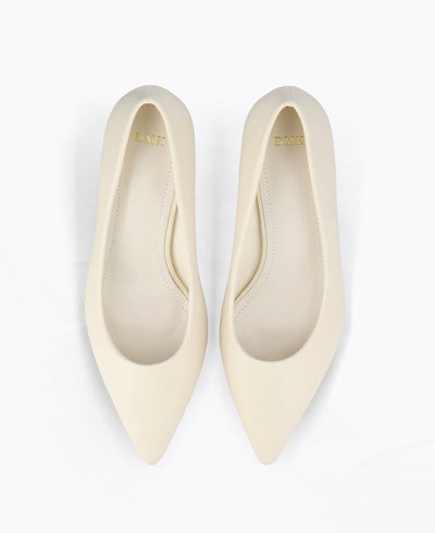 Henriette Heel Pumps - Beige