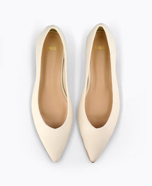 Felicity Flat Pumps - Beige