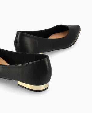 Felicity Flat Pumps - Black
