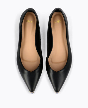 Felicity Flat Pumps - Black