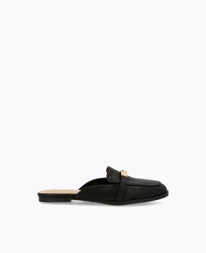 Morgan Mule Loafers - Black