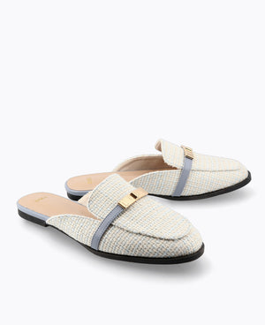 Morgan Mule Loafers - Blue