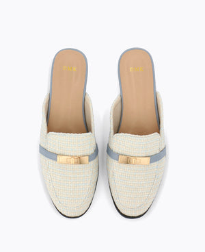 Morgan Mule Loafers - Blue