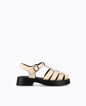 Jordyn Platform Sandals - Beige