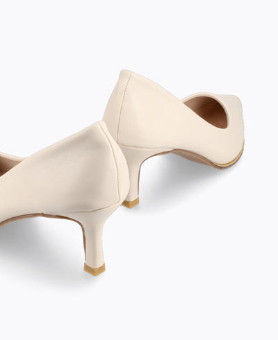 Melanie Heel Pumps - Beige