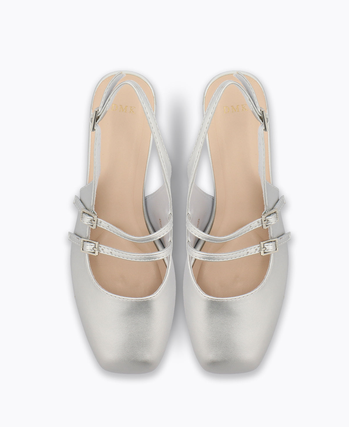 Naya Slingback Mary Janes Silver DMK