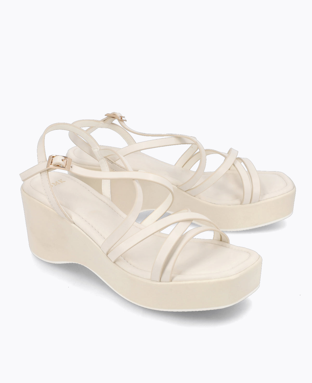 Knuth Marf platform thong sandals white