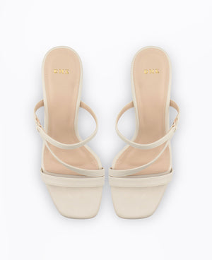 Tammy Block Heel Sandals - Beige