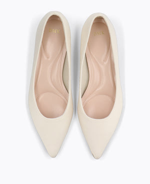 Lancy Flat Pumps - Beige