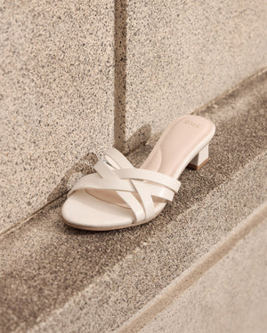 Esmae Heel Sandals Beige lifestyle