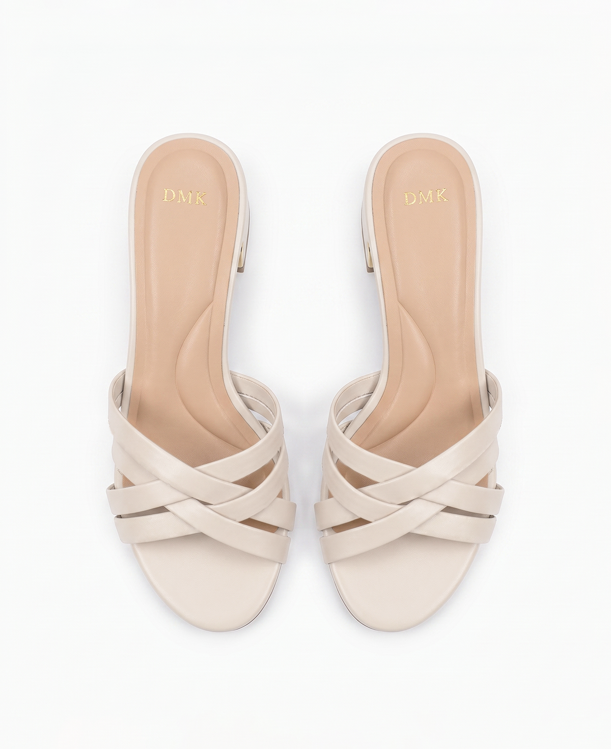 Esmae Heel Sandals Beige
