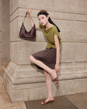 Esmae Heel Sandals Brown lifestyle