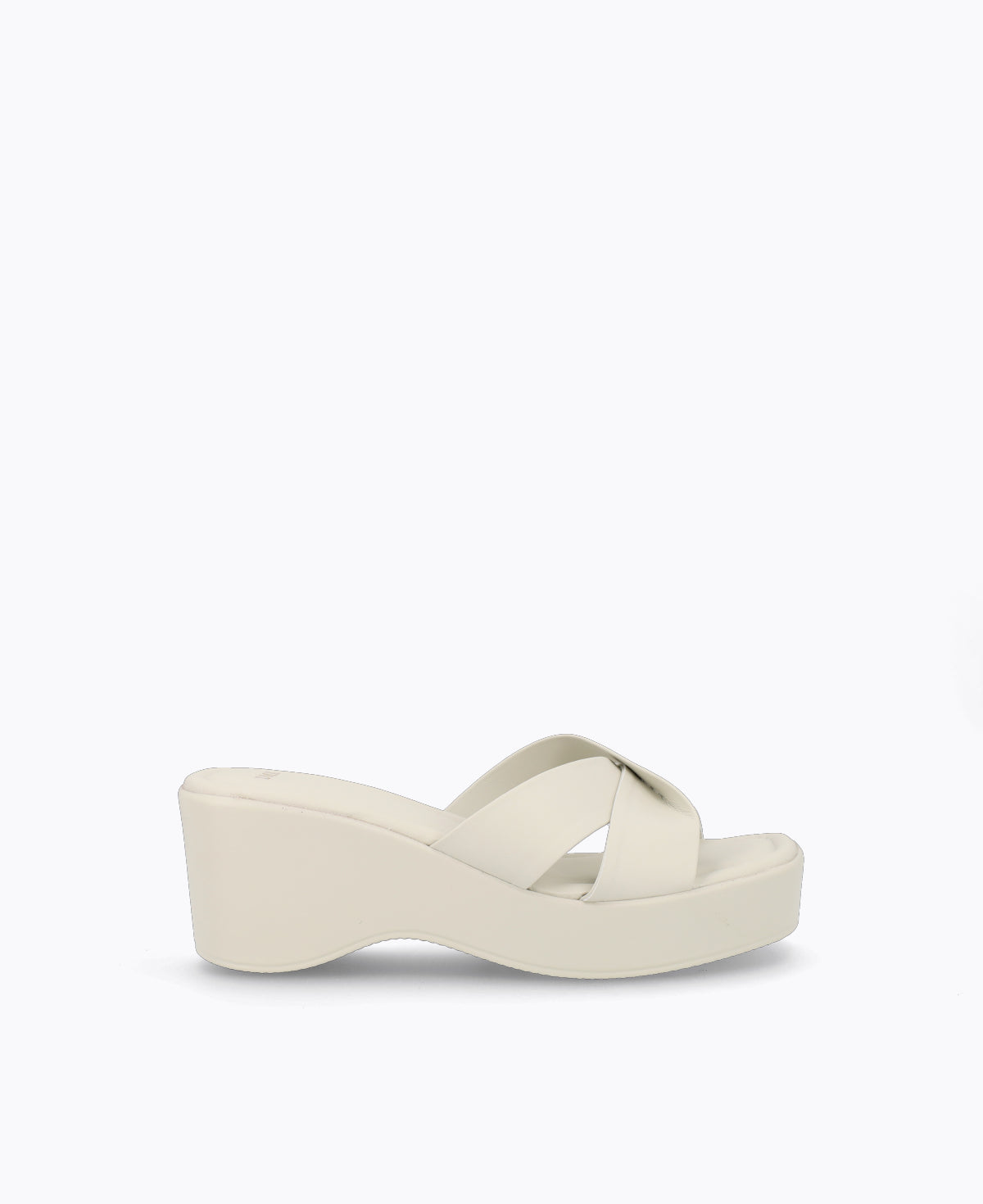 Kaira Platform Heel Sandals - Beige