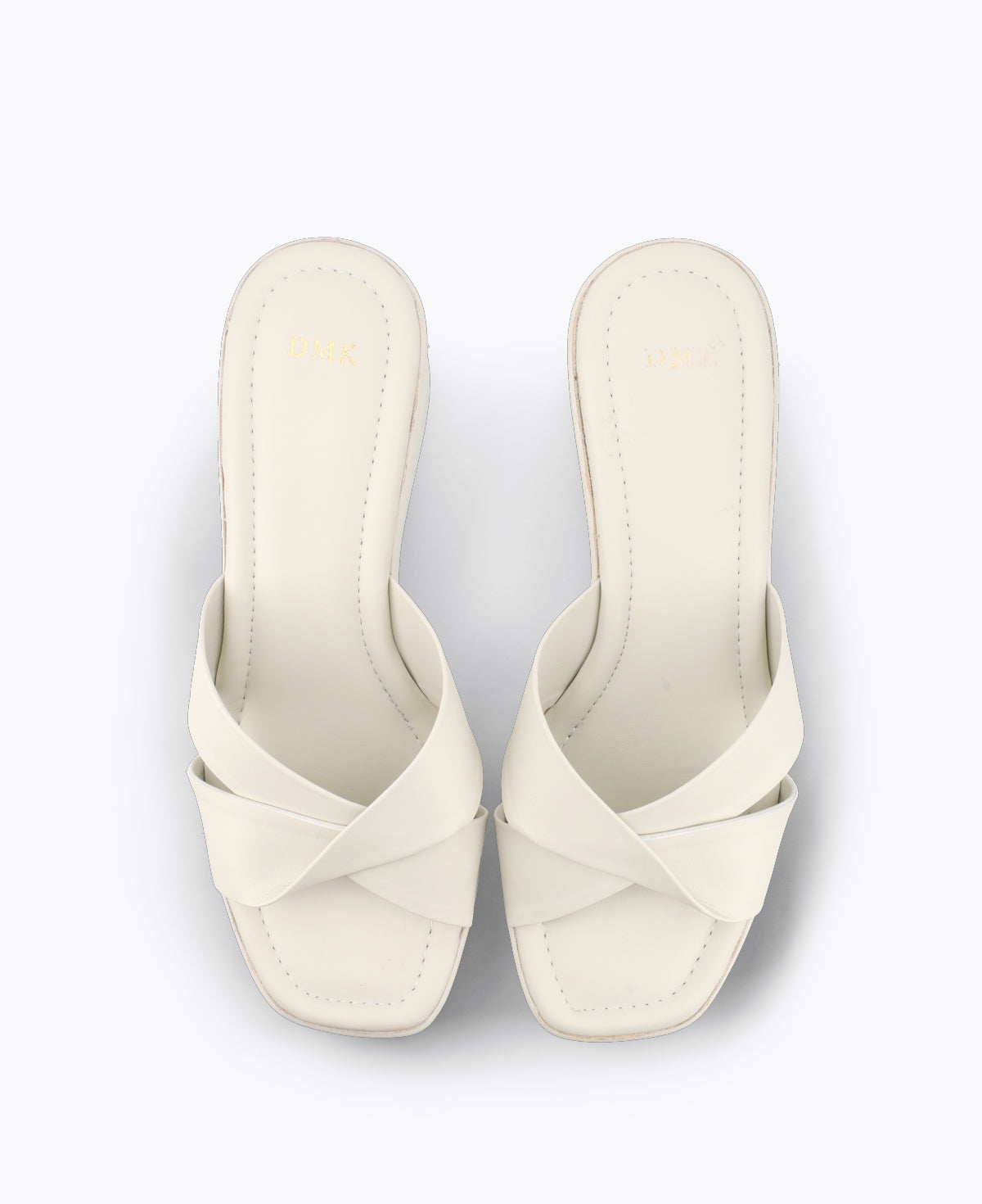 Kaira Platform Heel Sandals - Beige