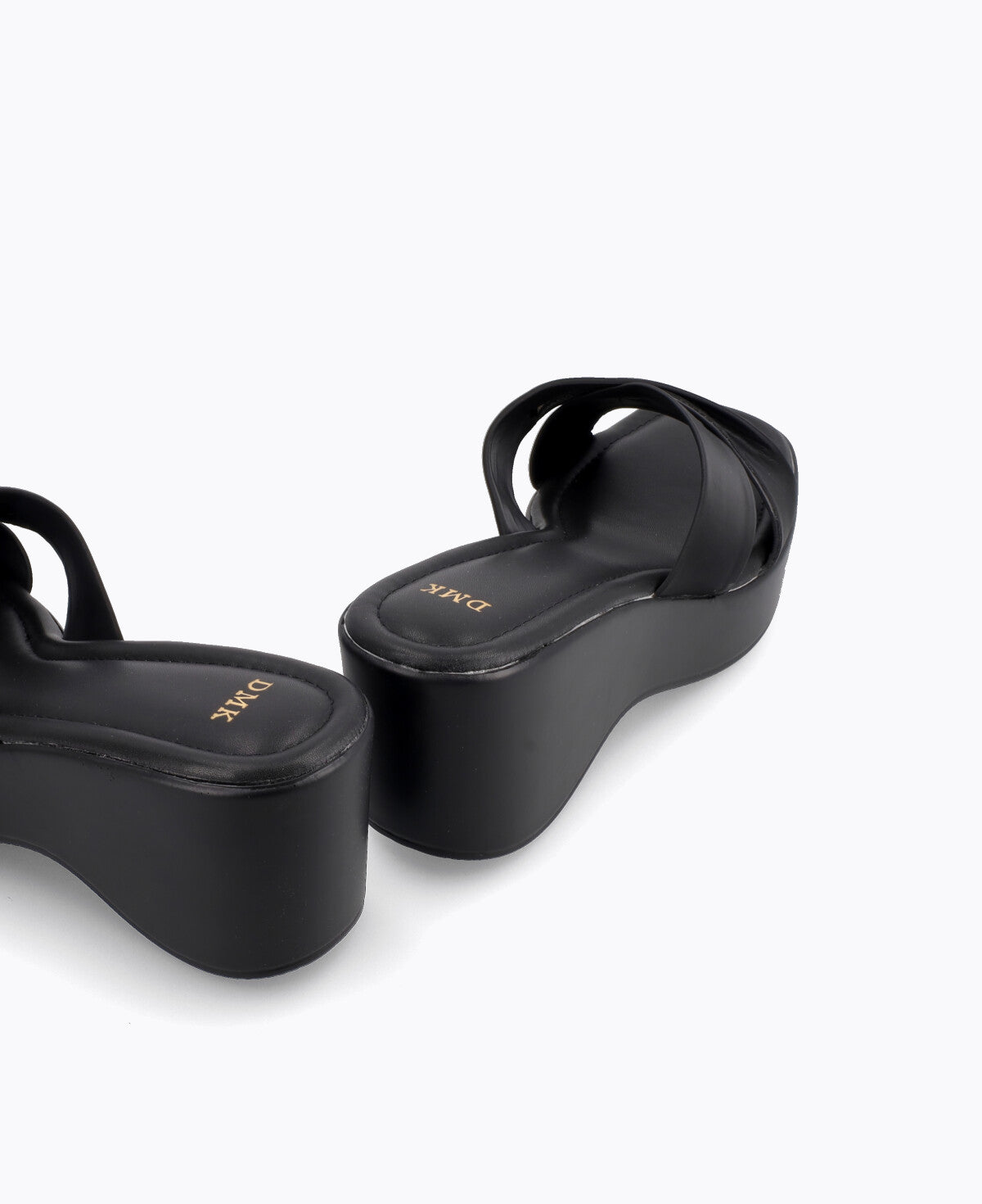 Kaira Platform Heel Sandals - Black