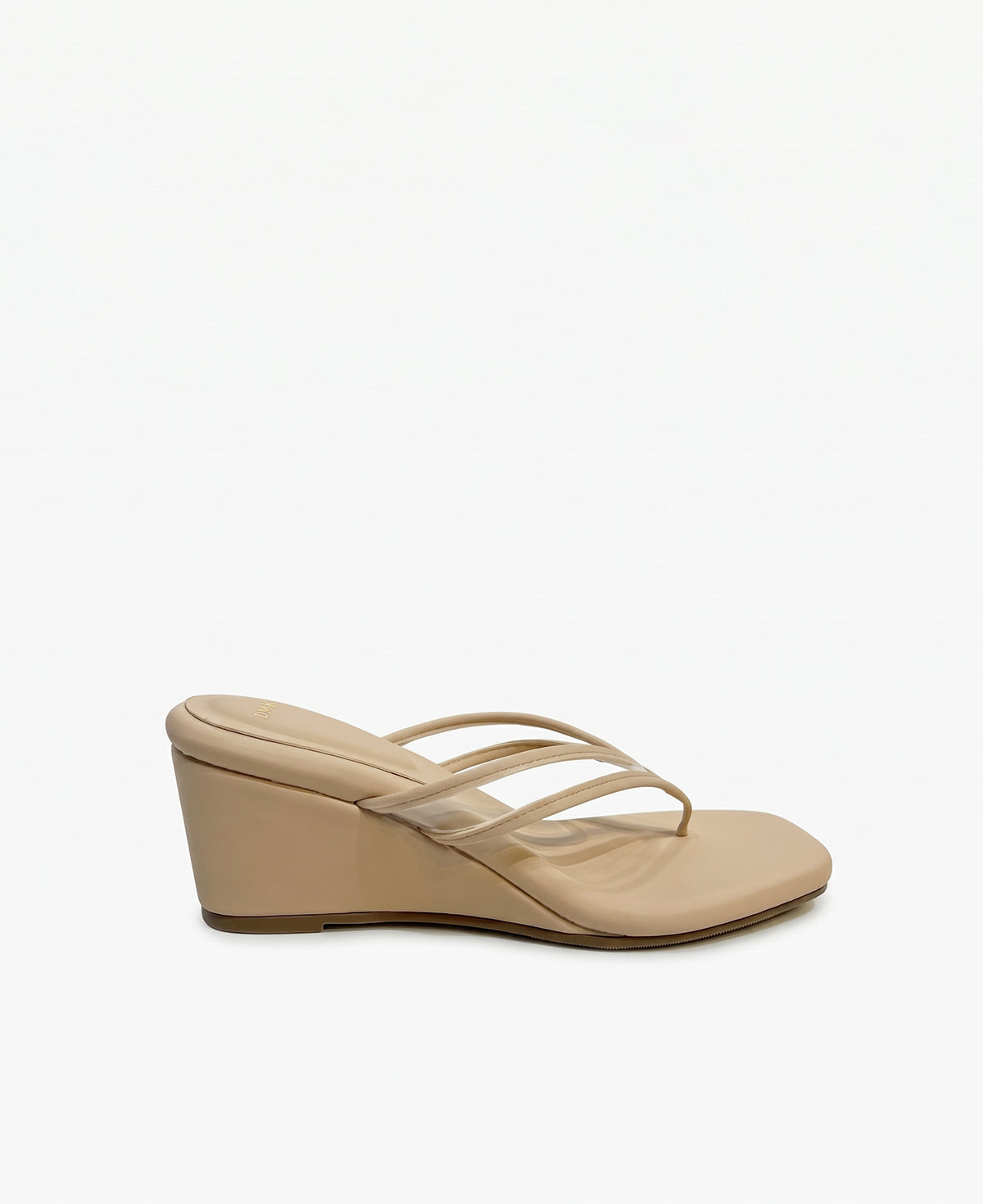 Lilith Thong Heel Sandals - Nude