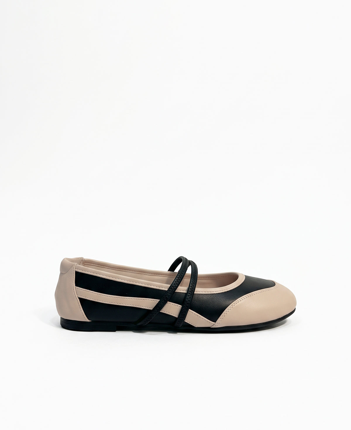 Mika Ballerina Sneaker - Beige/Black