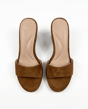 Nyla Heel Sandals - Almond