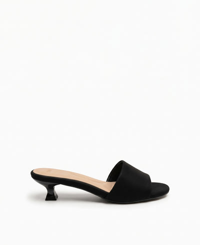 Nyla Heel Sandals - Black