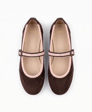 Primrose Ballerina Sneakers - Brown