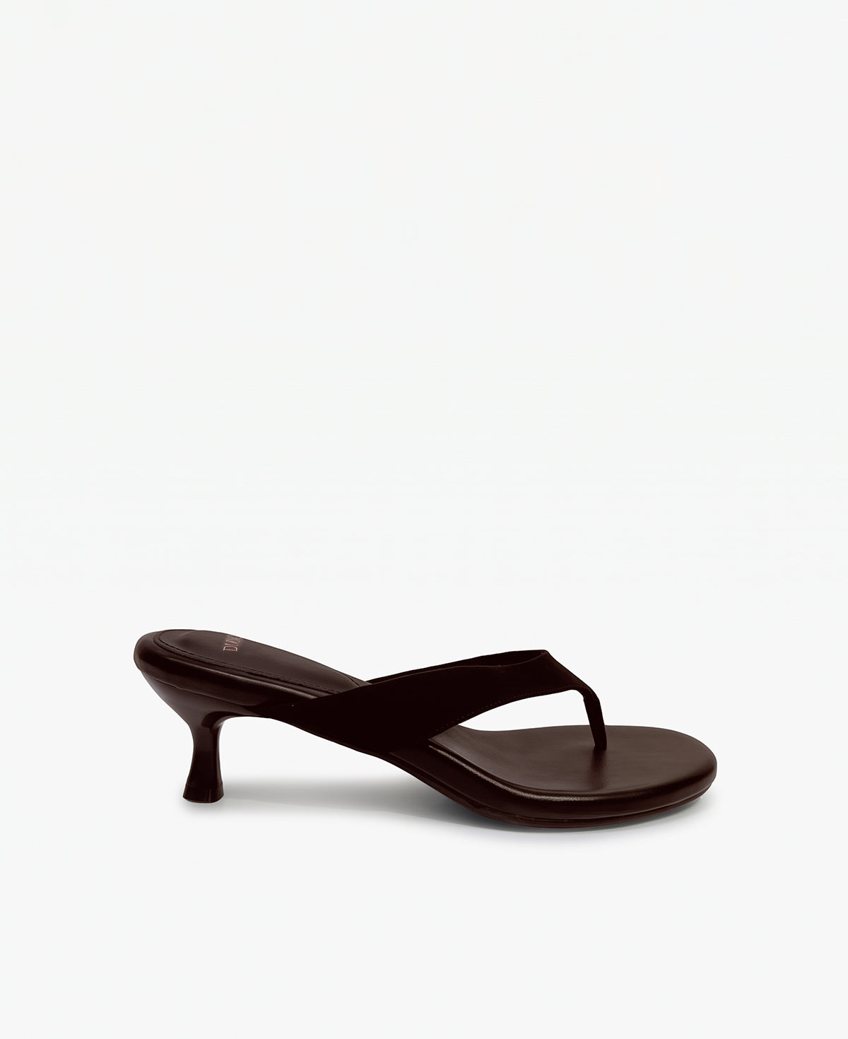 Sherry Thong Heel Sandals - Brown