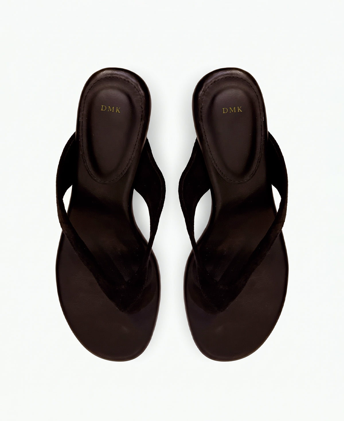 Sherry Thong Heel Sandals - Brown
