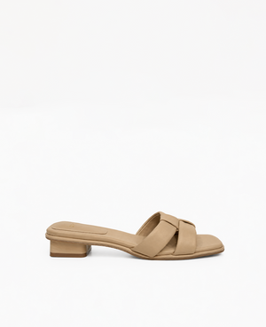 Soffie Heel Sandals Nude