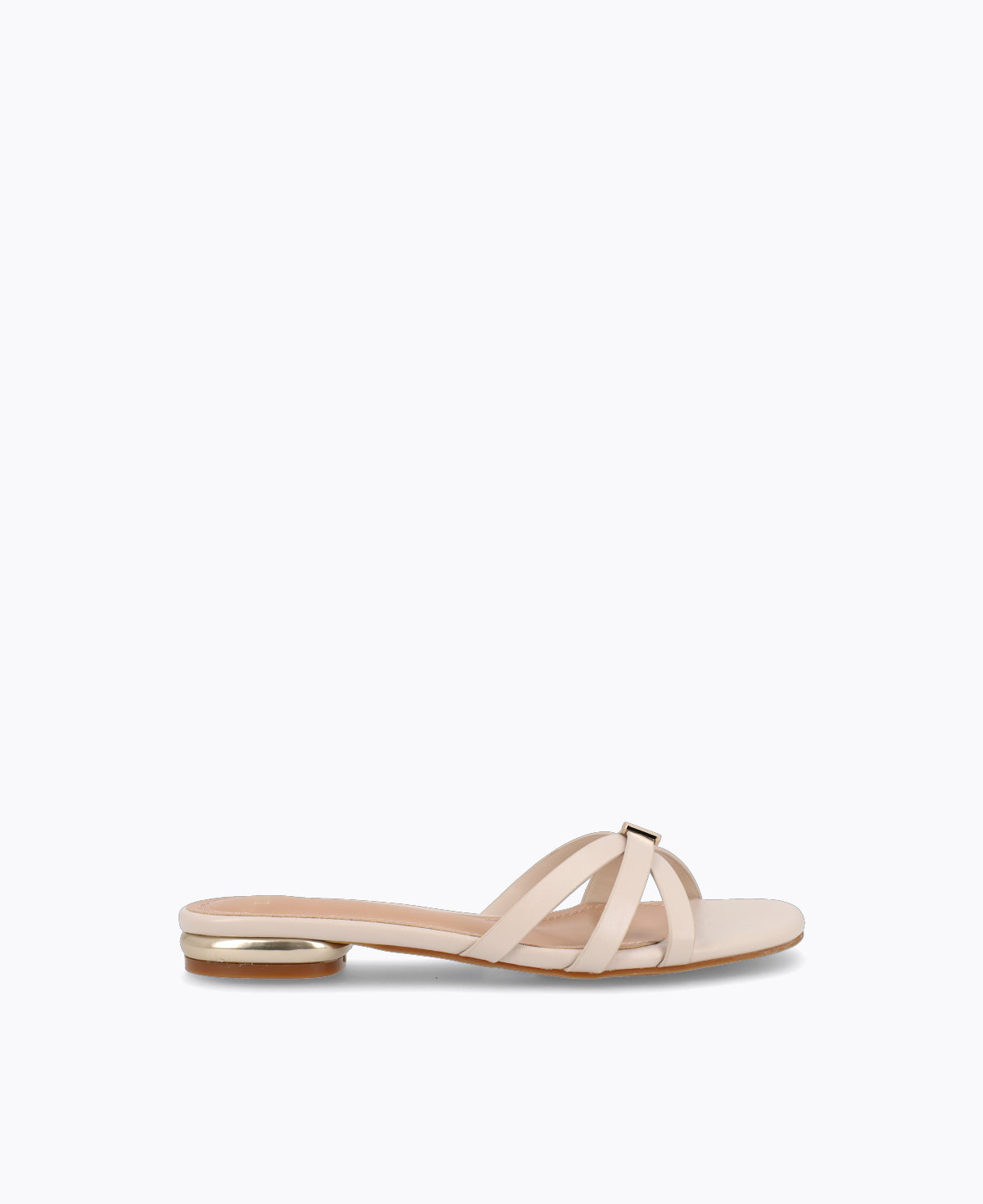 Trissa Flat Sandals Beige