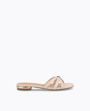 Trissa Flat Sandals Beige