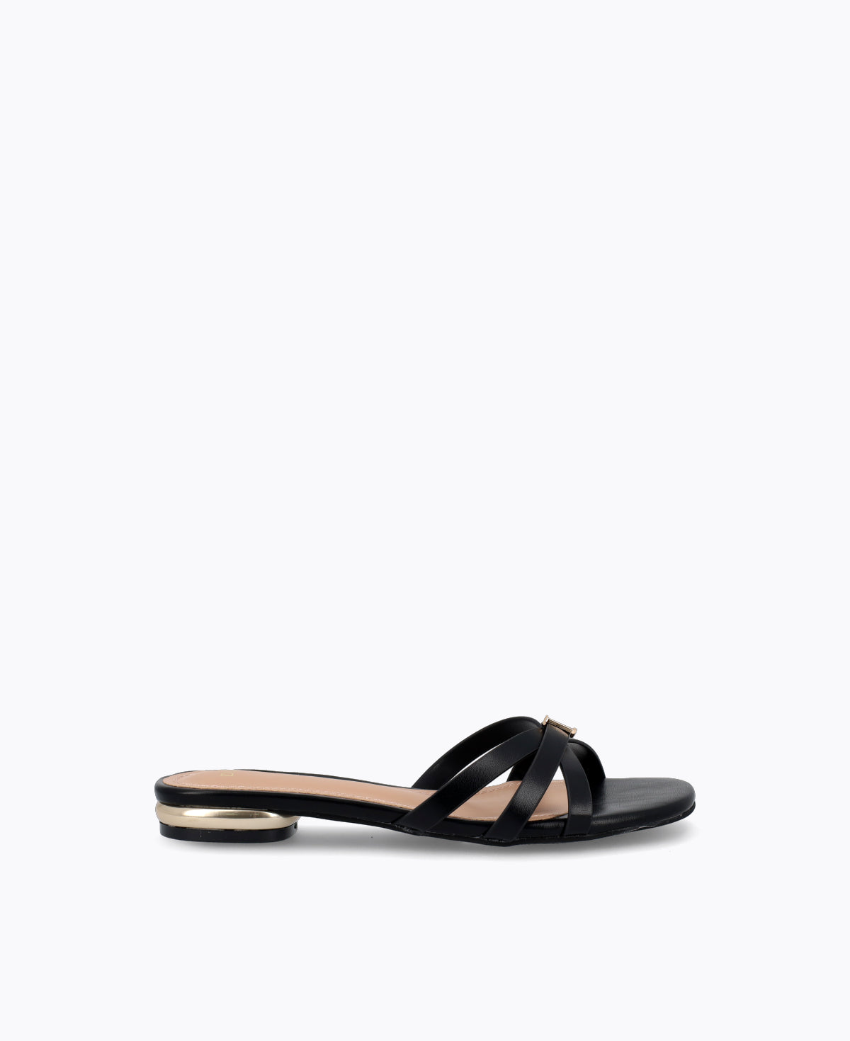 Trissa Flat Sandals Black