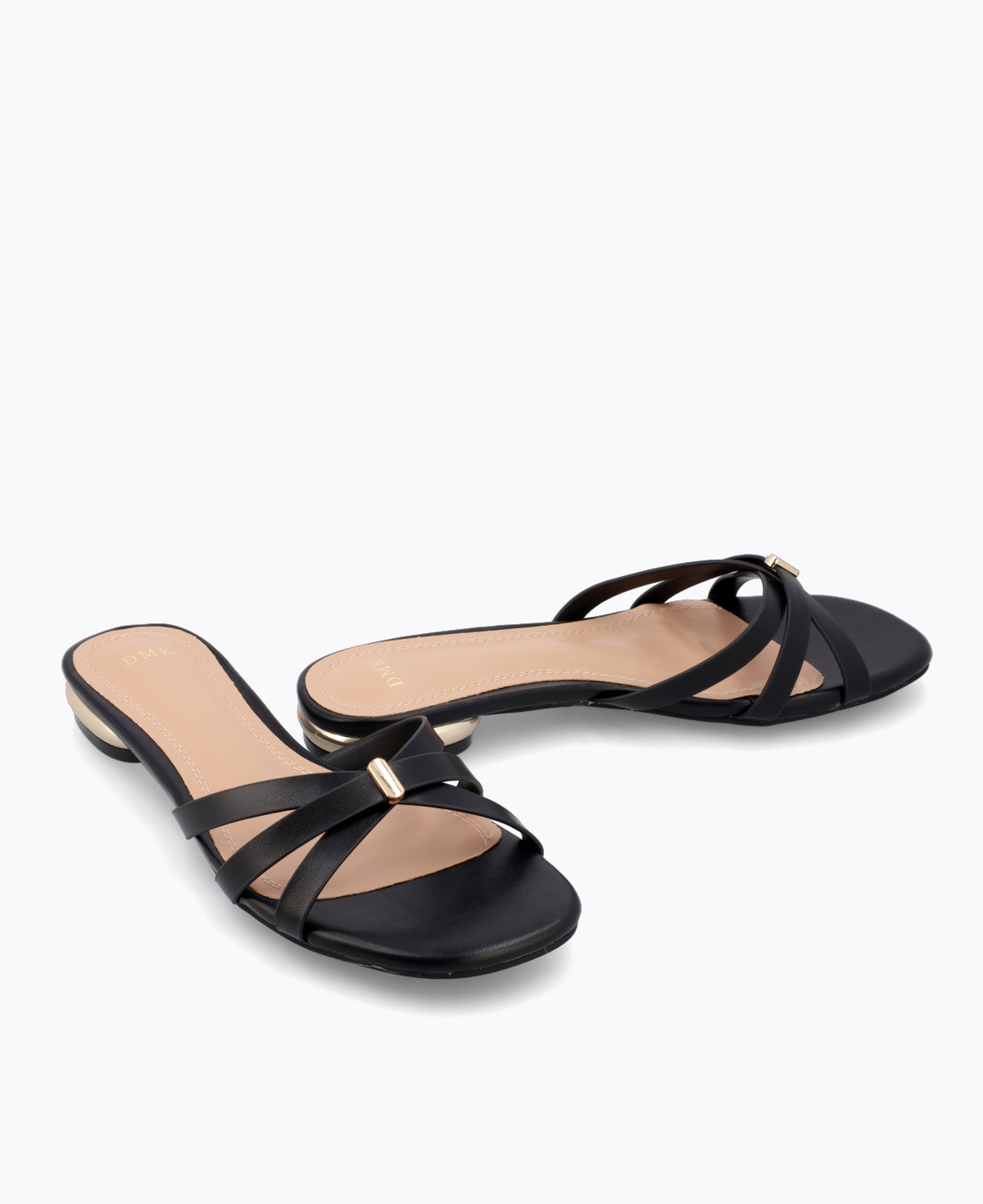 Trissa Flat Sandals Black
