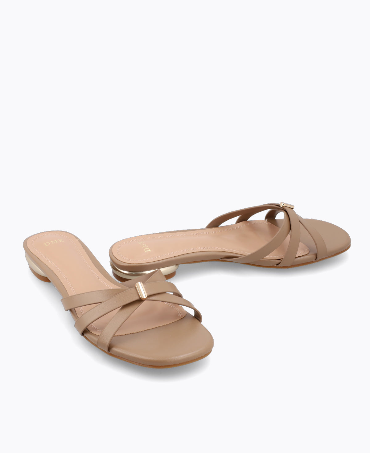 Trissa Flat Sandals Taupe