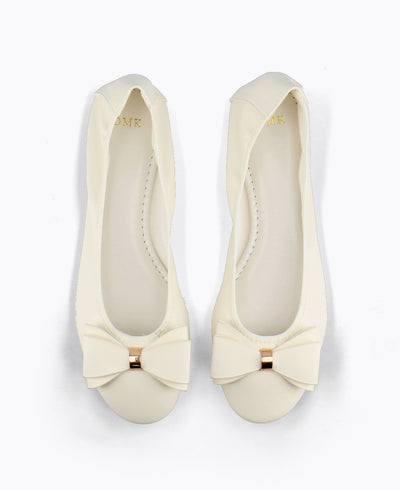 Florence Ballerina Flats - Beige