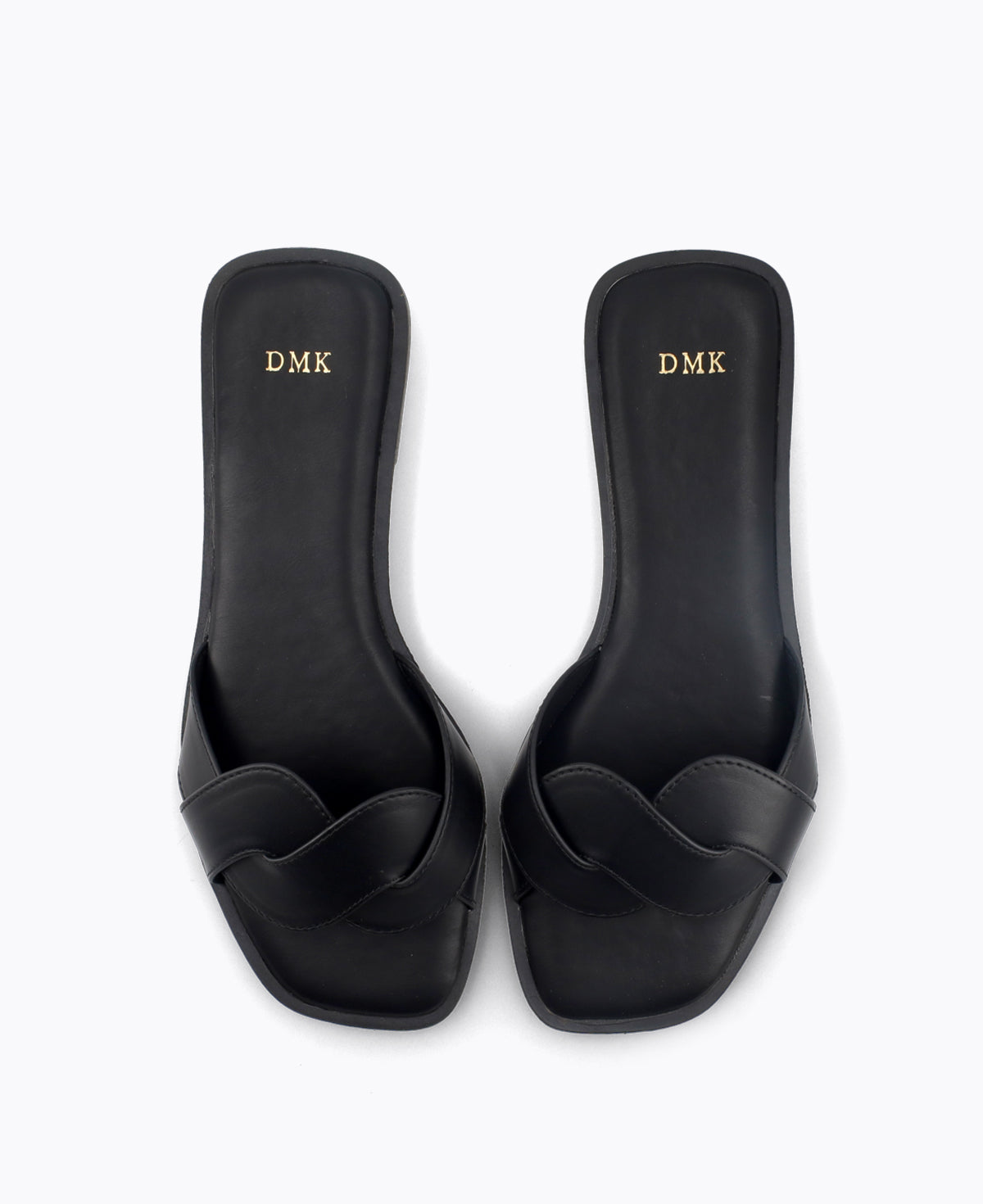 Darla Flat Sandals - Black