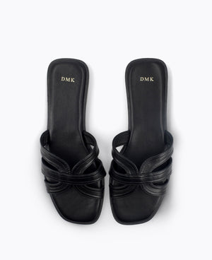 Emalyn Flat Sandals - Black
