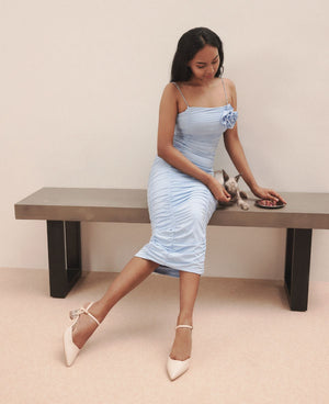 Crystal Clear Confidence Heel Pumps - Beige