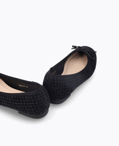 Kyria Ballerina Flats - Black