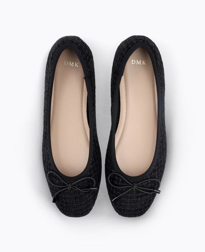 Kyria Ballerina Flats - Black