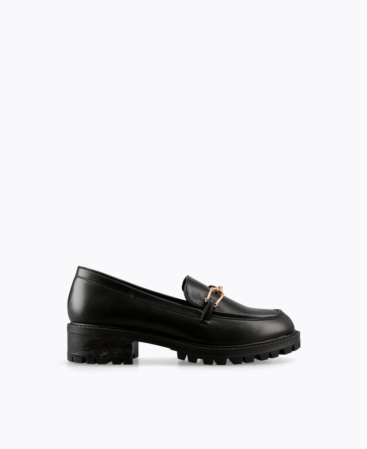 Alice Platform Loafers - Black