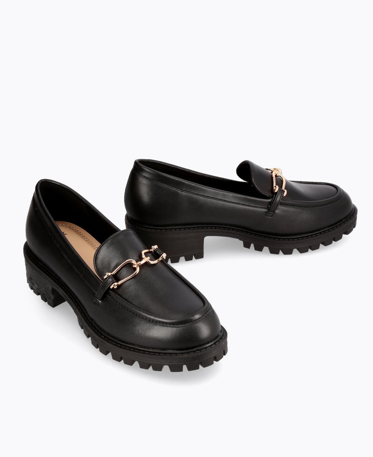 Alice Platform Loafers - Black