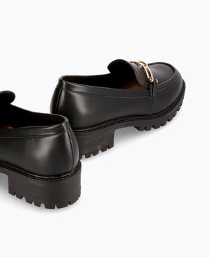 Alice Platform Loafers - Black