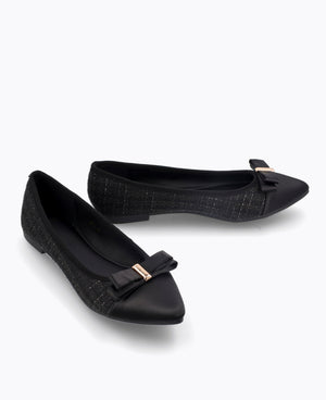 Stacie Ballerina Flats - Black