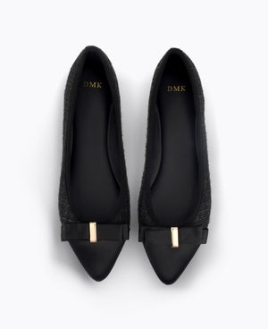 Stacie Ballerina Flats - Black