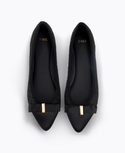 Stacie Ballerina Flats - Black